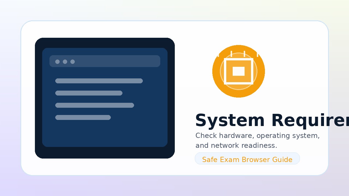 safe exam browser system requirements