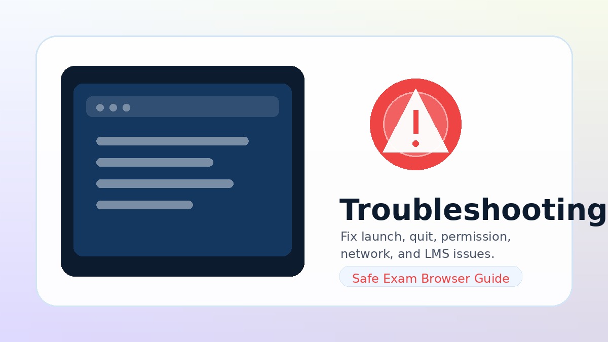 SEB troubleshooting illustration